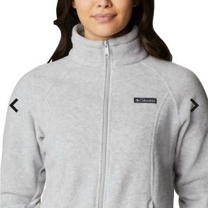 Columbia Light Grey Zip Up MEDIUM